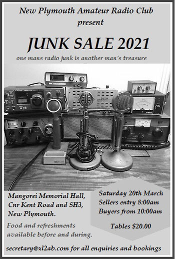 New Plymouth Junk Sale poster