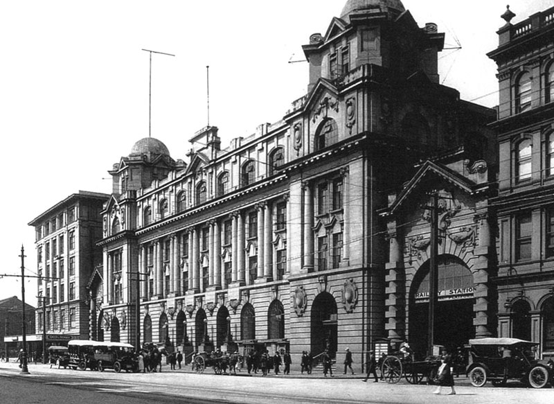 Auckland Chief Post Office in 1912