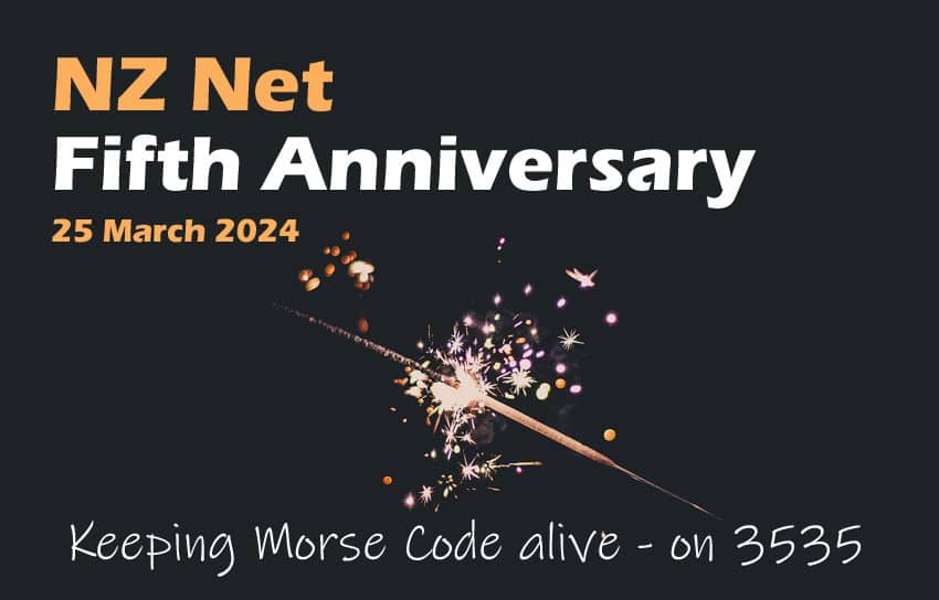 Banner for NZ Net 5th anniversary on 25 March 2024