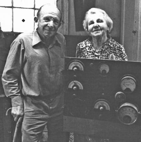 Frank and Brenda Bell pictured in 1974 at Shag Valley